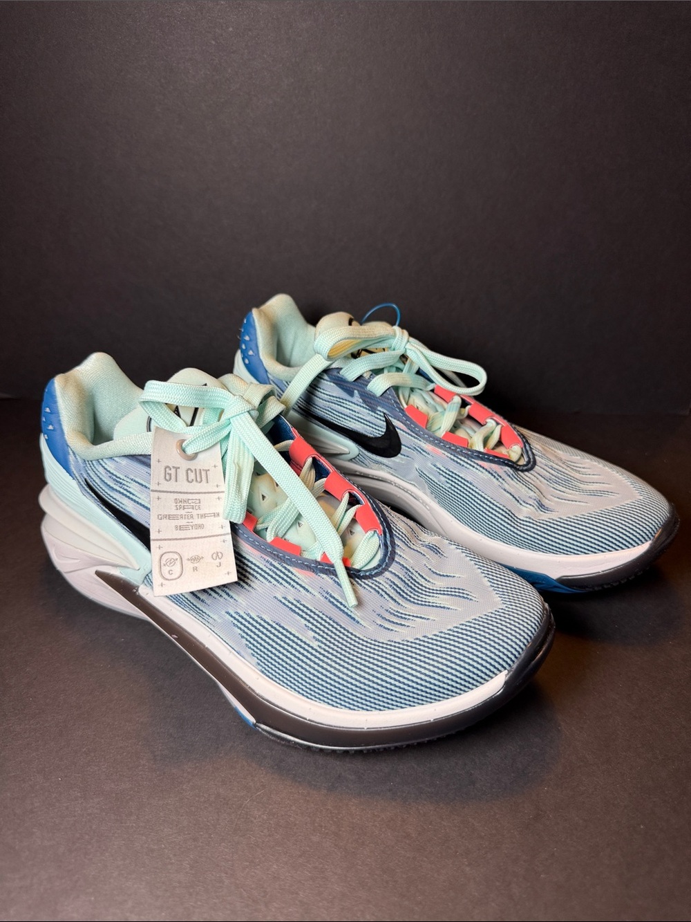 Nike Air Zoom G.T. Cut 2 DJ6015-404 Sneakers Blue Shoes Men 5 / Women 6.5